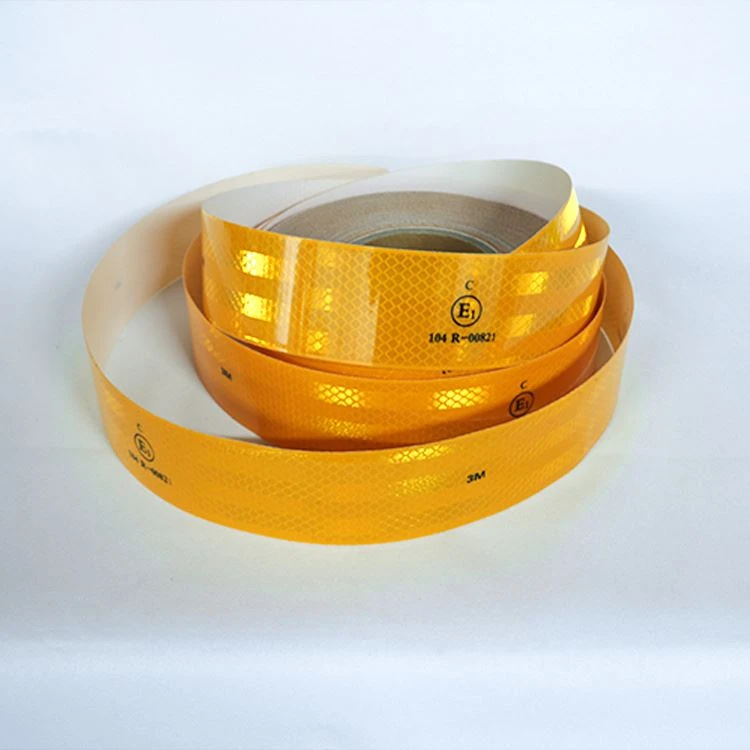 yellow ece104 conspicuity reflective tape