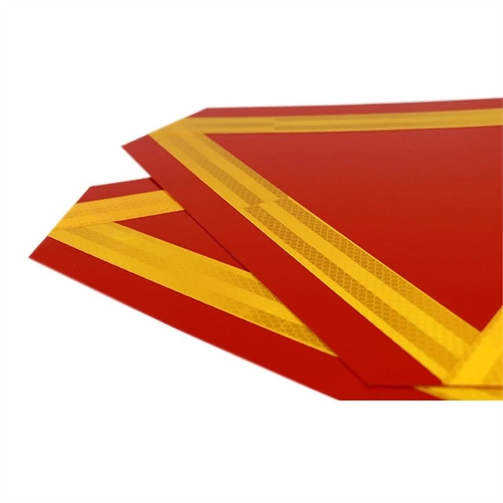 Triangle Caution Sign Reflective Slow Moving Vehicle Sign Board Reflector Stickers