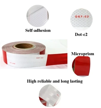 Where do you put the dot c2 reflective tape? Where do you put the dot c2 reflective tape?